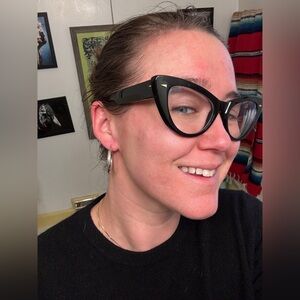 Vintage Sterling Silver Hoop Earrings